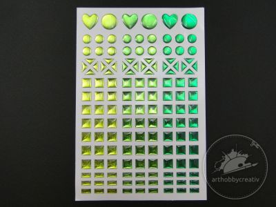 Strasuri asortate autoadezive set/5 coli