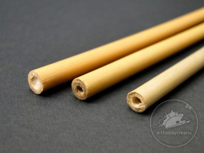 Pensule cu maner din bambus 8-14mm - set/3buc