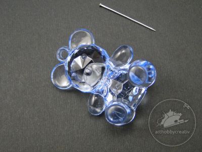 Ursulet din plastic - set/3buc