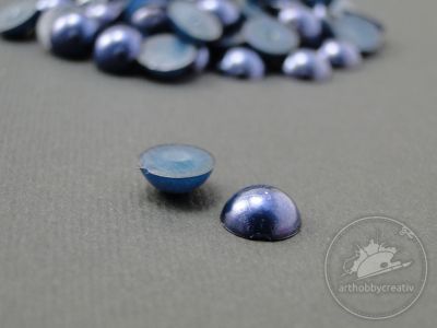 Jumatati de perle albastru inchis 8 mm