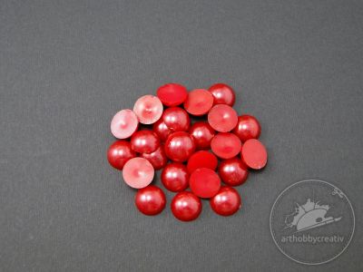 Jumatati de perle rosu 12 mm