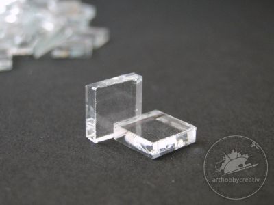 Mozaic sticla transparenta 10x10mm pach/100buc