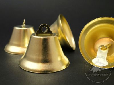 Clopotel auriu 2,5cm - set/5buc