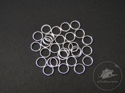 Zale argintii Ø8mm - set/150 buc