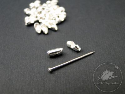 Accesori prindere lant argintiu 5mm
