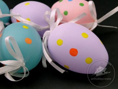 Ou plastic decor - set/6buc (12)