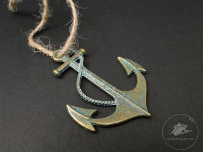 Ancora cu snur 5,5x4 cm