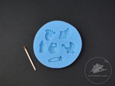 Matrita silicon- nou nascuti Ø8cm