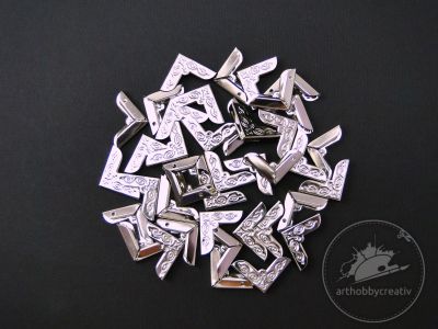 Colt metalic argintiu - set/40buc
