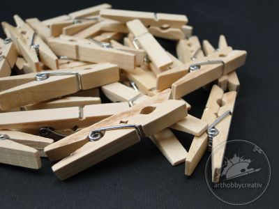 Cleme din lemn 4,5cm set/30 buc