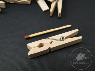 Cleme din lemn 4,5cm set/30 buc
