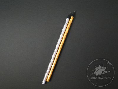 Creion grafit argintiu/auriu HB- Fatih