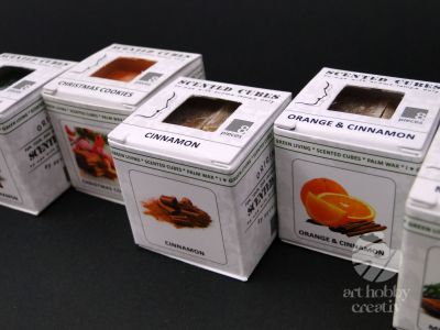 Cuburi de ceara parfumata dif.arome set/8cuburi