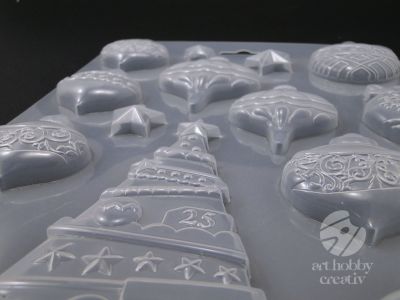 Forma de turnat - bradulet si ornamente