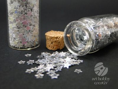 Sticluta mini umplut cu confetti 5,5cm set/2buc
