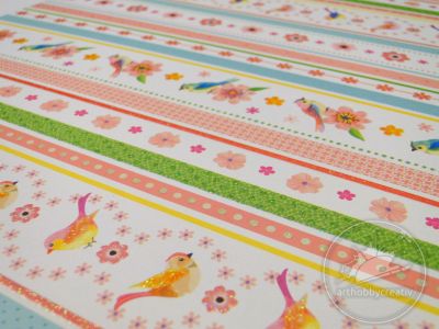 Hartie scrapbooking - Birdie Garden set/24buc
