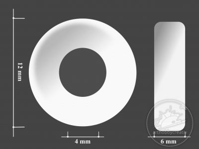 Magnet neodim cu gaura Ø12mm