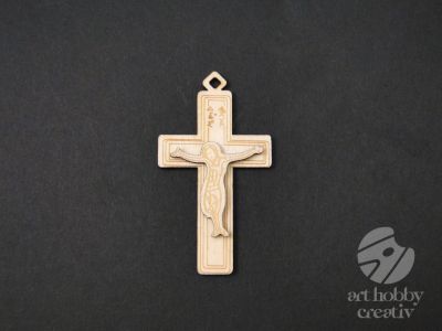 Figurina din placaj lemn - cruce/5buc