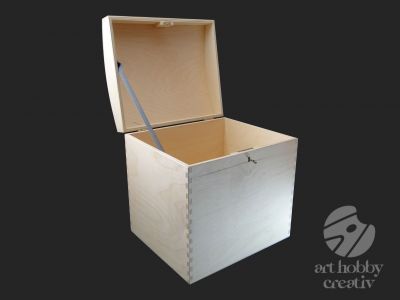 Cutie lemn cu incuietoare cu cheie 30cm