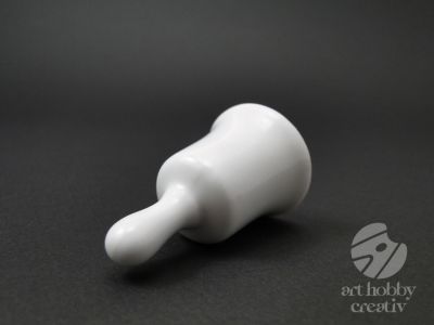 Clopotel mini ceramic - alb 5,5cm