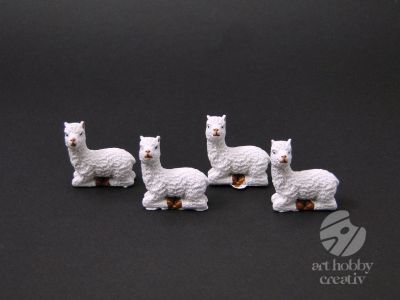 Figurine mini lama set/4buc