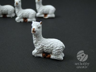 Figurine mini lama set/4buc