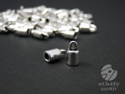 Capacel intermediar - argintiu 3 mm set/100buc