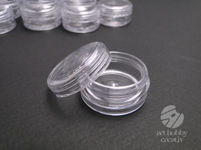 Cutiuta plastic rotunda Ø3,5cm