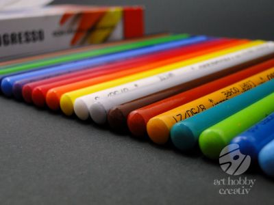 Creioane colorate fara lemn - Progreso set/24buc