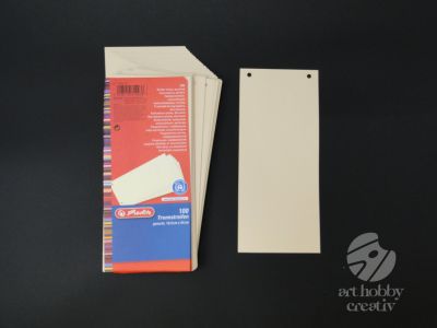 Separator horizontal din carton - ivoriu 24cm set/100buc