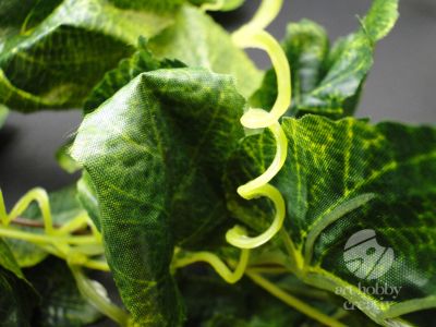 Ghirlanda cu frunze de strugure artificiale - verde - 1,5m