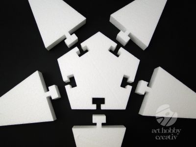 Stea din polistiren - 62 cm
