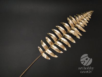 Frunza artificiala de feriga - aur lucios 83cm