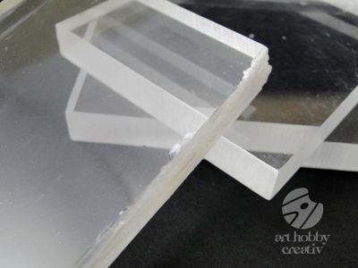 Bloc acrilic pentru stampila silicon 8cm cal.2