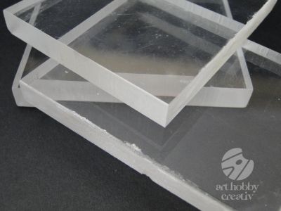 Bloc acrilic pentru stampila silicon 8cm cal.2