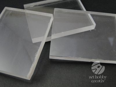 Bloc acrilic pentru stampila silicon 8cm cal.2