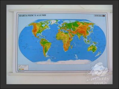 Harta fizica/politica a lumii