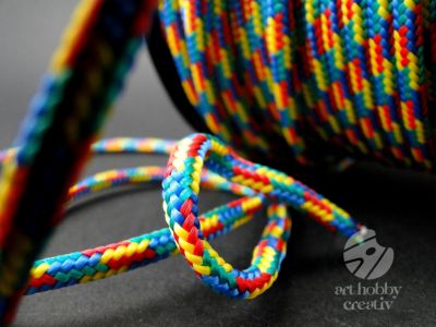 Snur multicolor 4 mm.