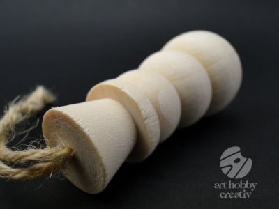 Figurina lemn - om de zapada 8cm