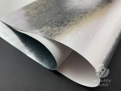 Hartie ambalaj - argintiu metalizat 70cmx1m