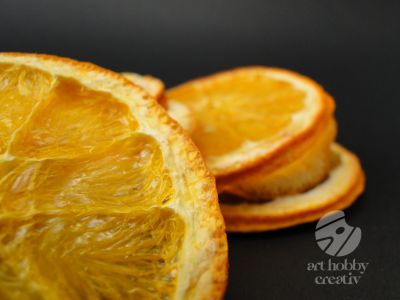 Felii de portocala uscate 25 gr. set/7-8 buc