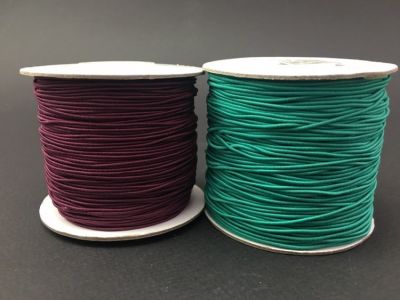 Snur elastic rotund 1mm/100m - diferite culori