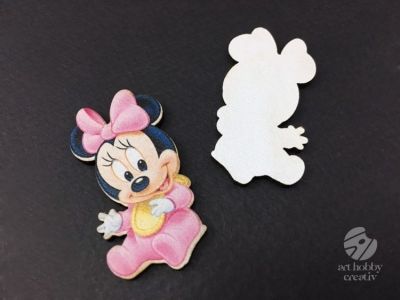 Figurine Minnie roz - set/5 buc