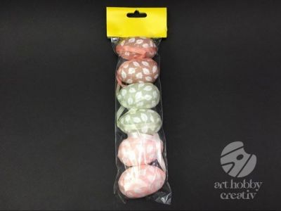 Ou decor cu textile - set/6buc