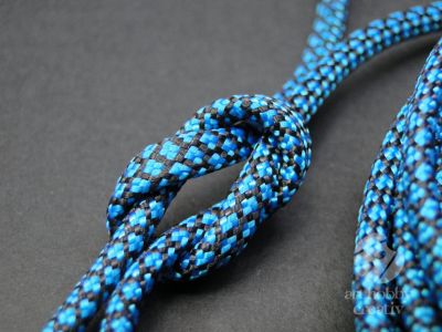 Snur paracord albastru cu negru 4mm/3m mod.2