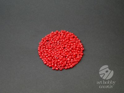 Margele lucioase 4mm - rosu inchis 500gr