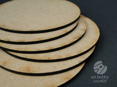 Suport pahar mdf Ø8,5cm - set/6buc
