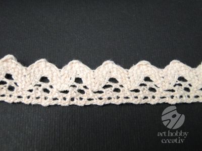 Dantela crem 2cm/18m