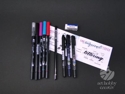 Set caligrafie si acuarela - Tombow set/10buc