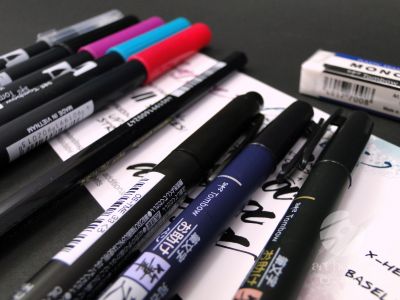Set caligrafie si acuarela - Tombow set/10buc